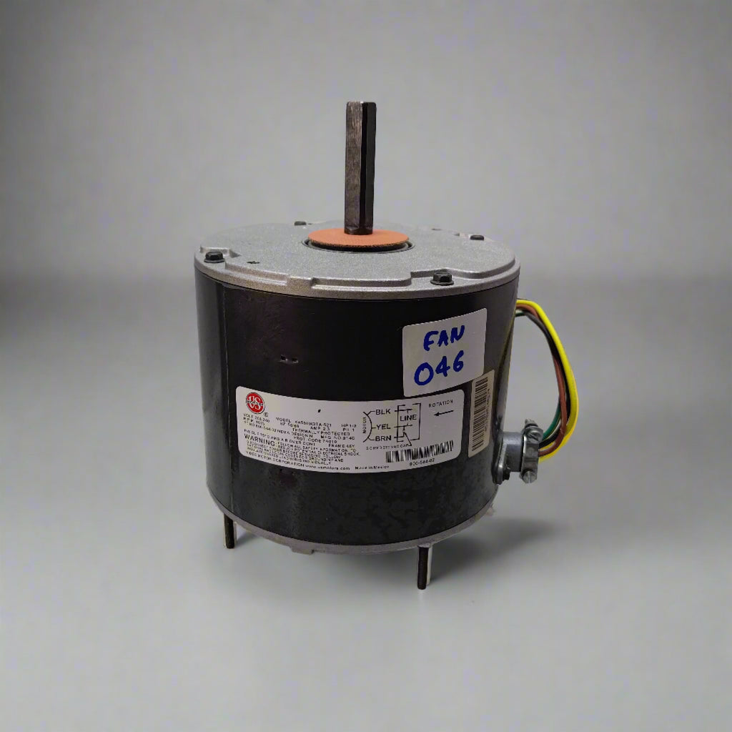 US MOTORS Fan Motor (KA55HXDTA521) - 1PH - 240V - 1075 RPM - 1/3 HP