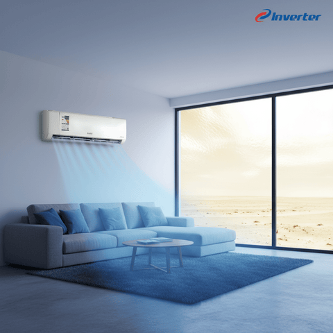 Basic Inverter Split Air Conditioner - Hot & Cold - 21200 BTU / 2 TON with WIFI - Mangeer Online